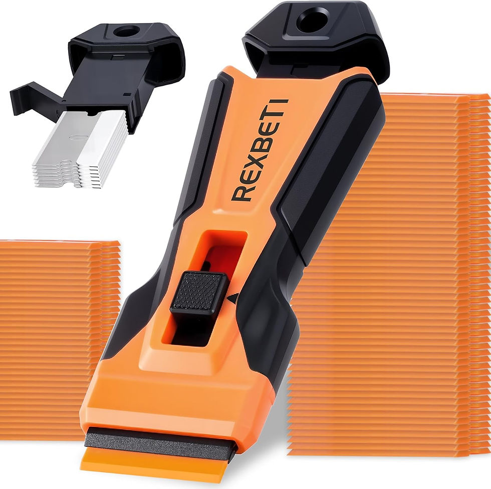 Thumbnail: REXBETI Razor Blade Scraper Tool, 2 Pack Razor Scraper with Extra 314Pcs Razor 