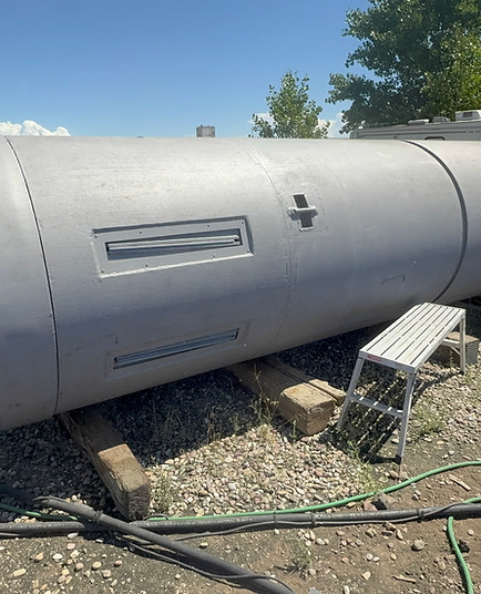 Industrial sandblasting
