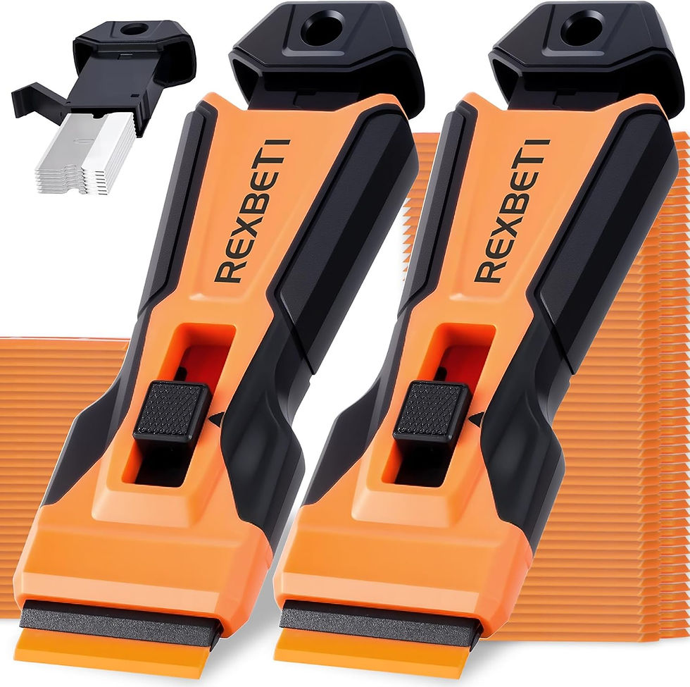 Thumbnail: REXBETI Razor Blade Scraper Tool, 2 Pack Razor Scraper with Extra 314Pcs Razor 