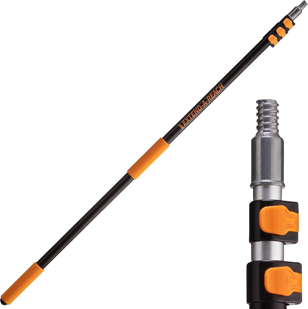 Thumbnail: 1.5-3 ft Long Paint Roller Extension Pole // Multi-Purpose Telescopic Extension