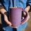 Thumbnail: Purple wood grain mug