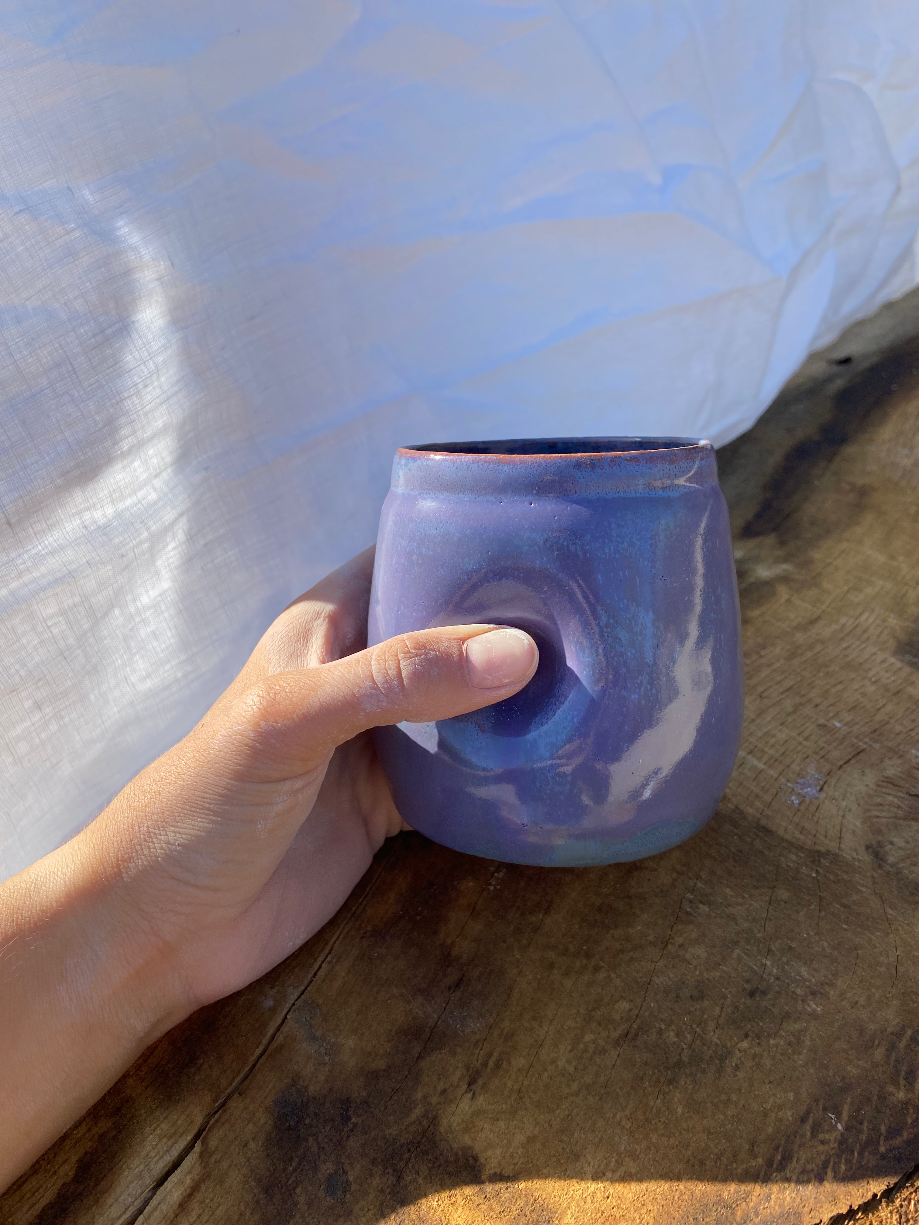 Purple Dimple Cup