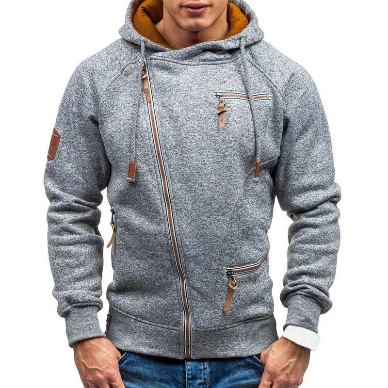 Miniatura: New Hoodie Men 2025 Autumn Casual Solid Long Sleeve Mens Hoodies Sweatshirts