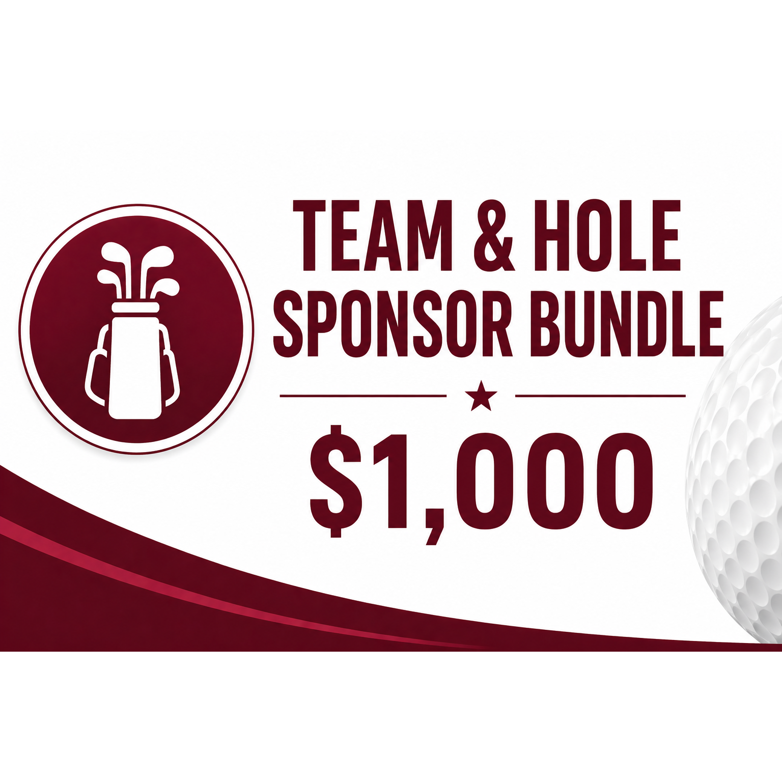Team + Hole Sponsor Bundle