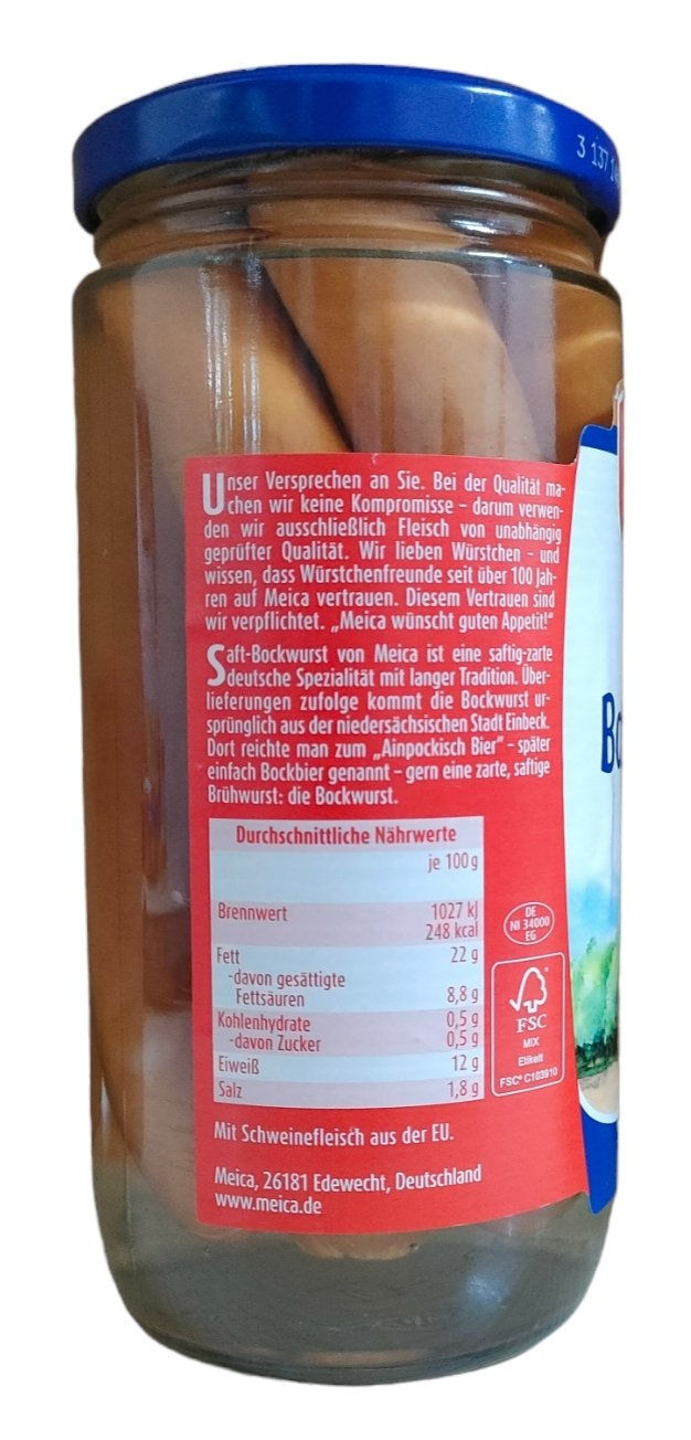 Hình thu nhỏ: Xúc Xích Meica Saft-Bockwurst