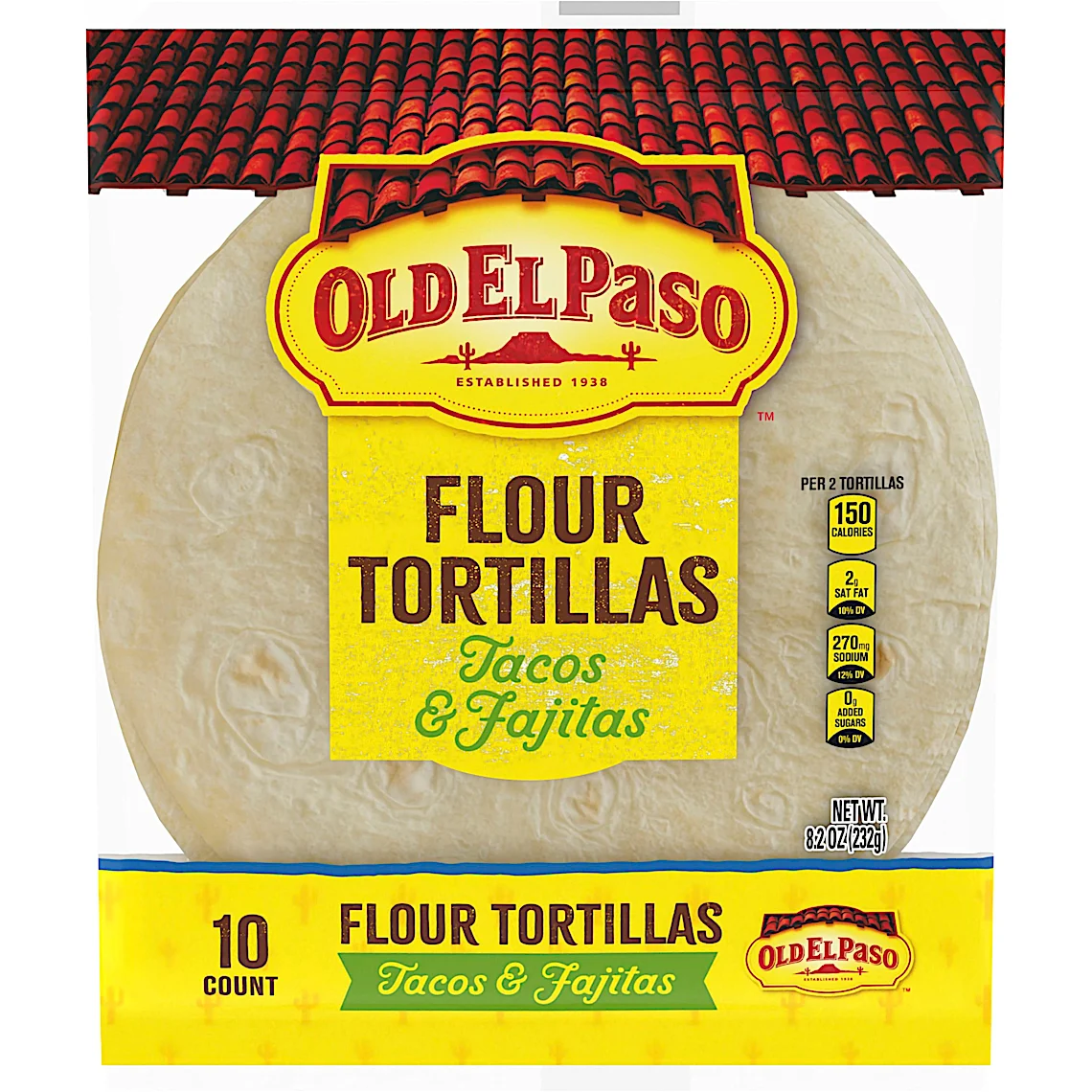 Vỏ Bánh từ bột mì Flour Tortillas Old El Paso 232g