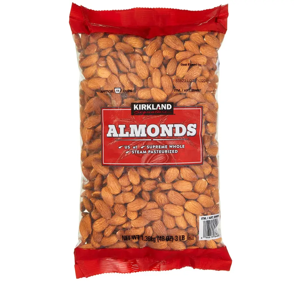 Hạnh Nhân Nguyên Hạt Kirkland Signature Supreme Whole Almonds 1.36kg
