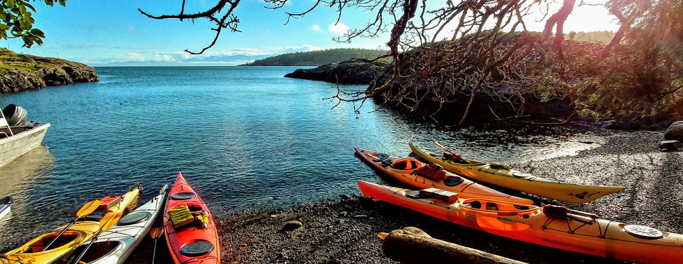 A beautiful day out kayaking