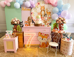 Decoração de festa de  aniversário da Conceitus Festas Infantis