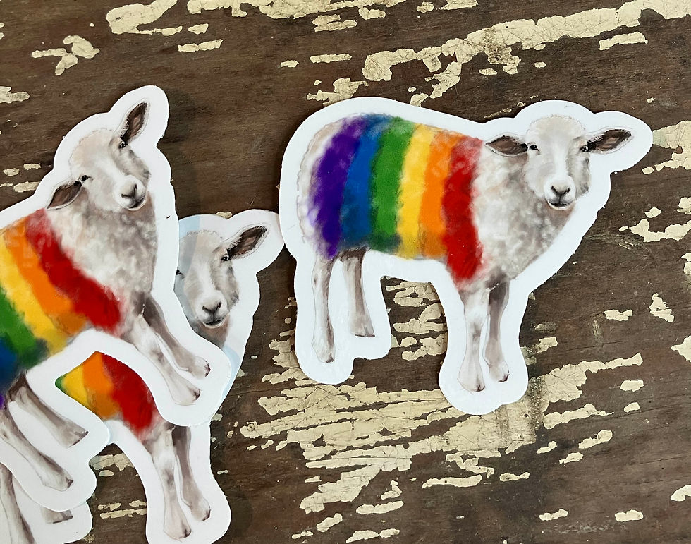 Thumbnail: Rainbow Sheep Sticker