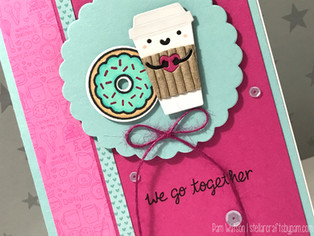 SSS February 2017 Coffee, Tea, and Cocoa Card Kit | Love Card featuring Lawn Fawn