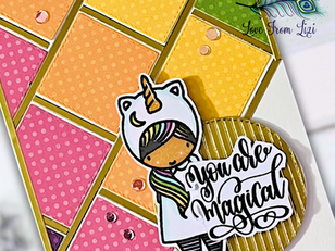 You Are Magical – Bright & Bold Sketch Challenge Card | Featuring Love From Lizi