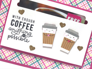 SSS February 2017 Coffee, Tea, and Cocoa Card Kit | Coffee Gift Card Holder