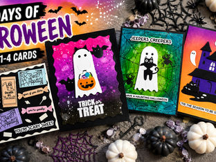 13 Days of HEROween: Days 1–4 + Spooky Ink-Blended Backgrounds