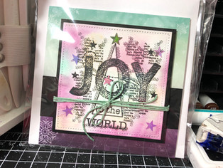 Card Sketches featuring Creative Expression's "Joy" Stamp Set