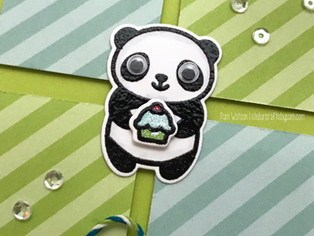 FREE Goodies from Lawn Fawn | Happy Birthday Panda Card Set
