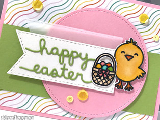 Mojo Monday 489 | Chick Easter Card featuring A Good Egg from Sunny Studio