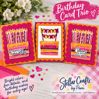 Three Birthday Cards with the TE 18th Birthday Craft-Along Kit 🎂🎉