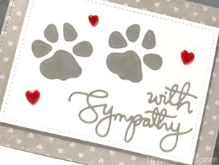 Pet Sympathy Cards featuring Simon Says Stamp