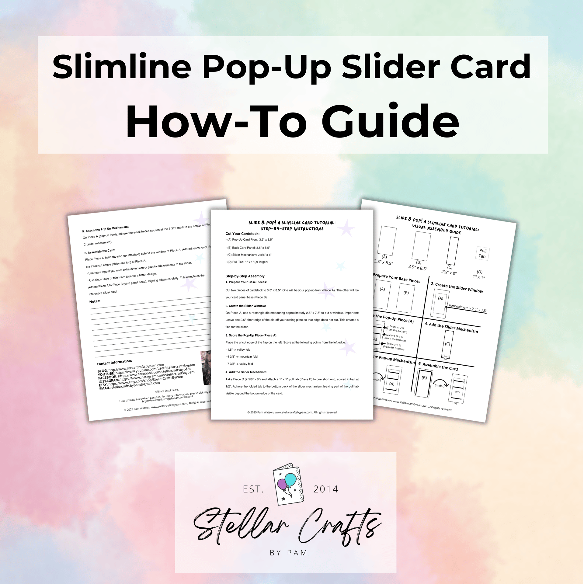 Slimline Pop-Up Slider Card How-To Guide