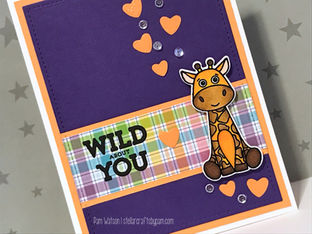 SSS April 2017 Card Kit | Giraffe Wild About You Card
