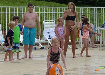Friendly Acres pool fun