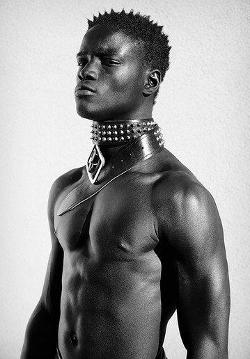 Brigitte Vincken portrait Fallou Gueye model