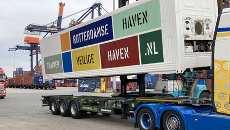 Trainingscontainer weer on the road; een kans voor andere havens?