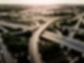 Aerial view of a complex motorway road j