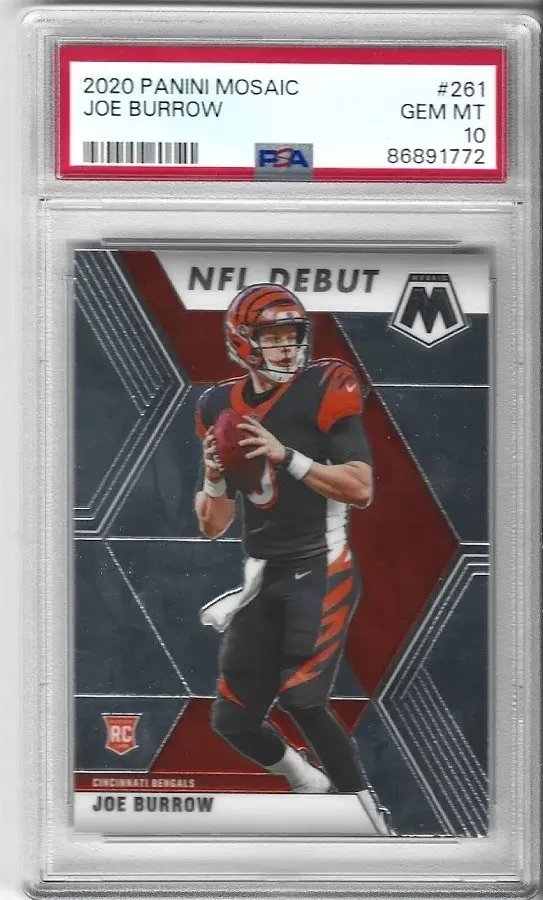 2020 Panini-Mosaic Joe Burrow #261