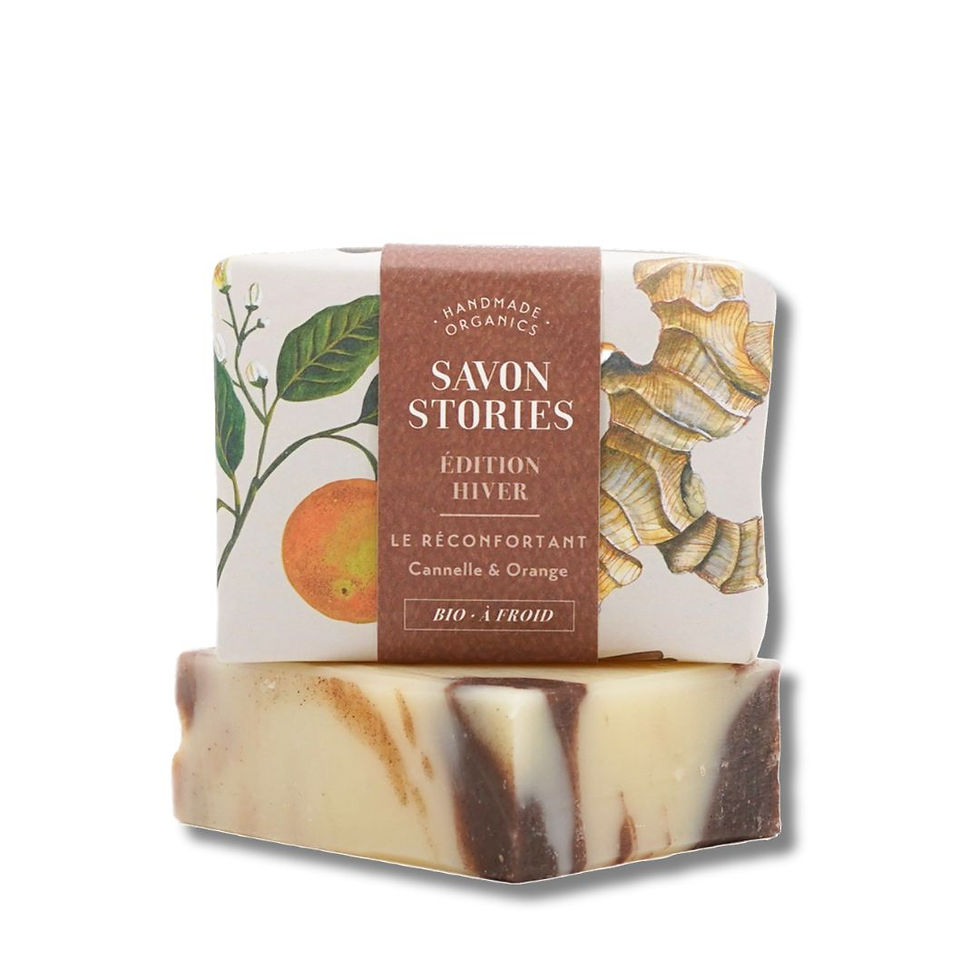 SAVON STORIES Savon Solide Bio Le Réconfortant - Édition Hiver