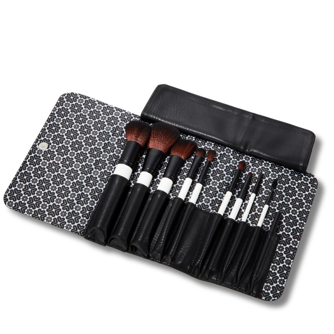 LILY LOLO Set de 10 Pinceaux de maquillage
