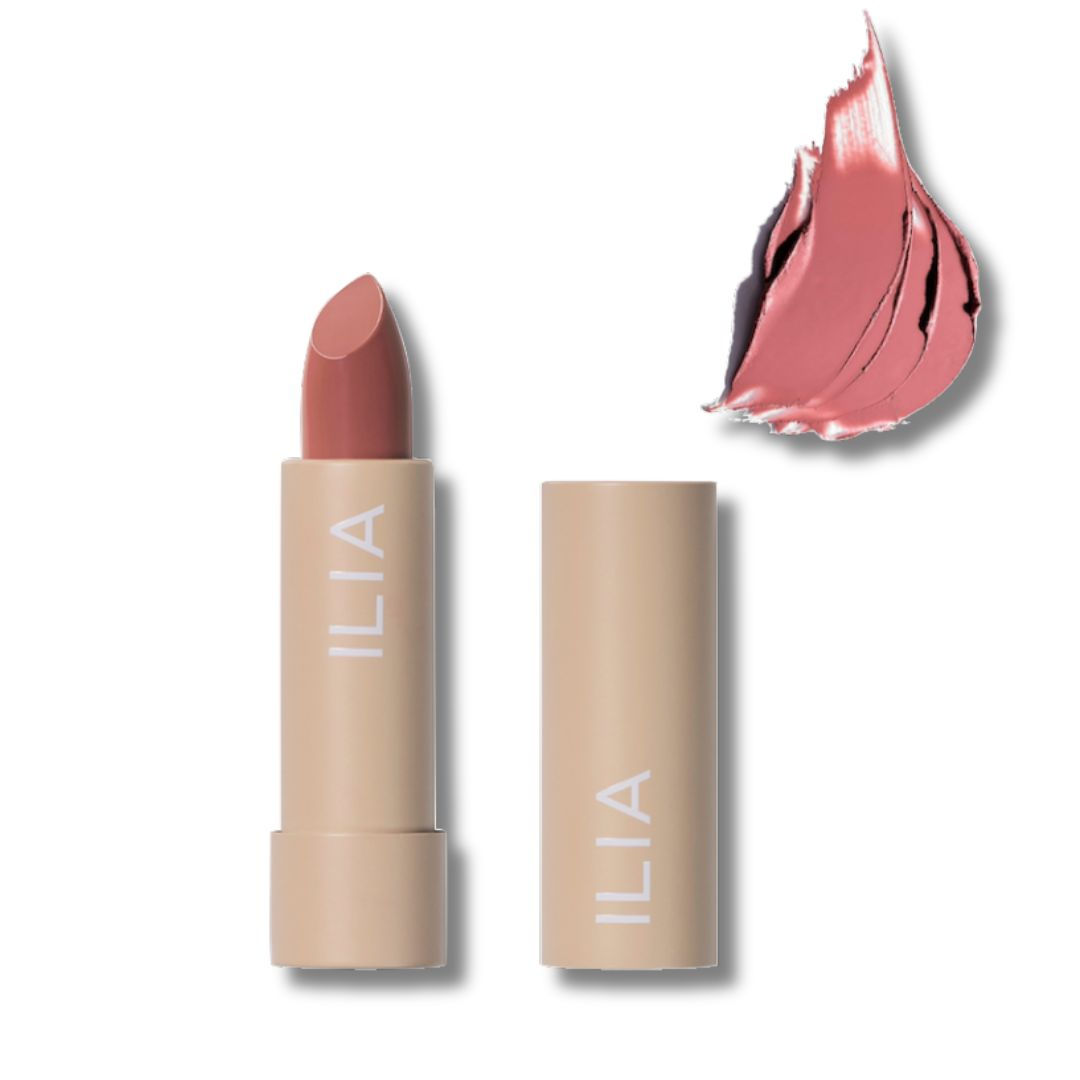 Texture et teinte ILIA Color Block Lipstick - Rouge à Lèvres Amberlight