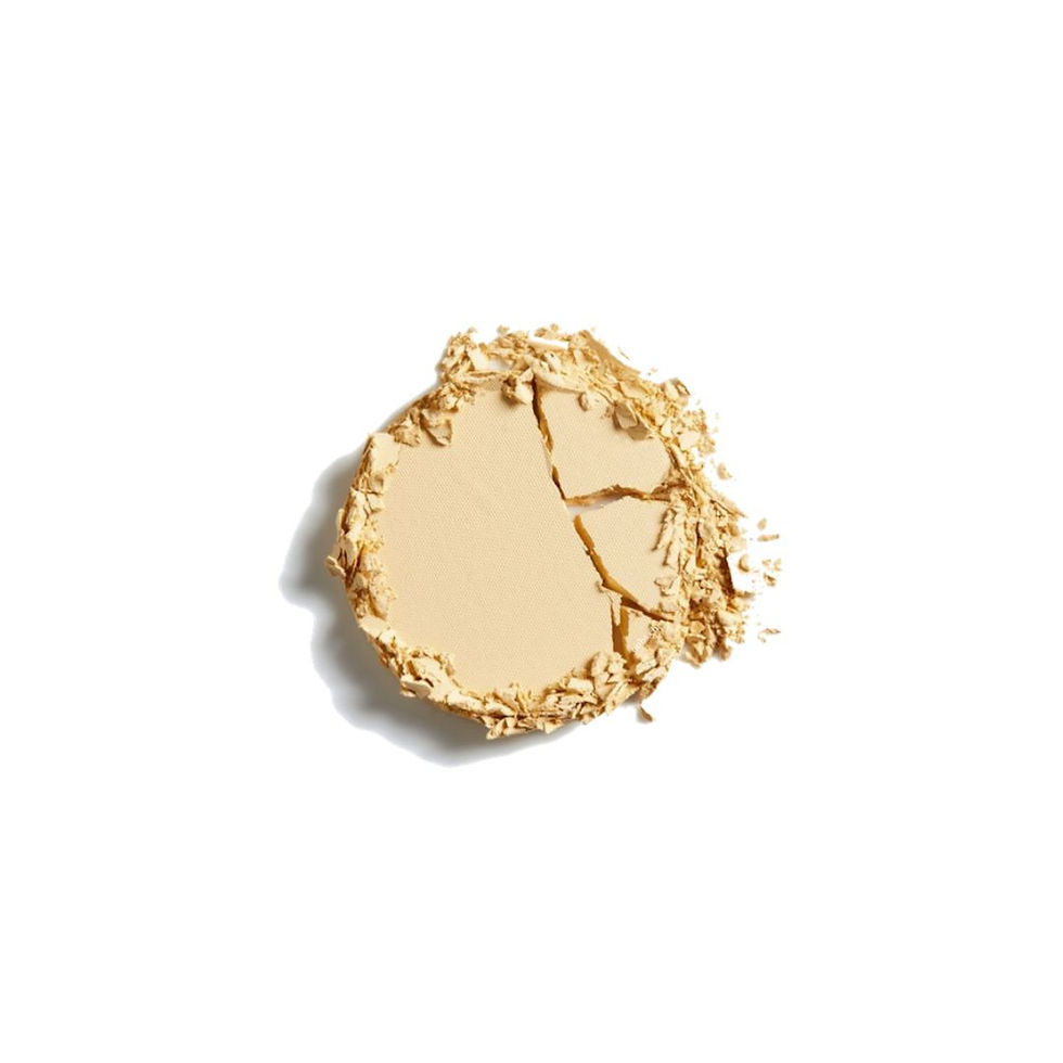 Texture poudre compacte du LILY LOLO Correcteur de Teint Naturel Lemon Drop (jaune) atténue les zones d’ombre sous les yeux