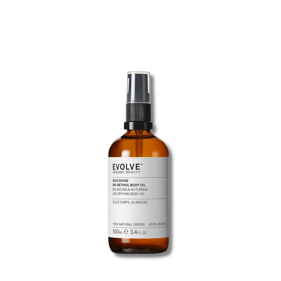 EVOLVE BEAUTY Wild Divine Bio-Retinol - Huile Corps Jeunesse naturelle et bio