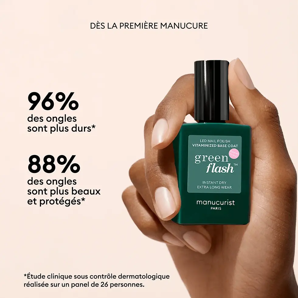 Miniature : MANUCURIST Base Coat Vitaminée Green Flash Semi-permanent