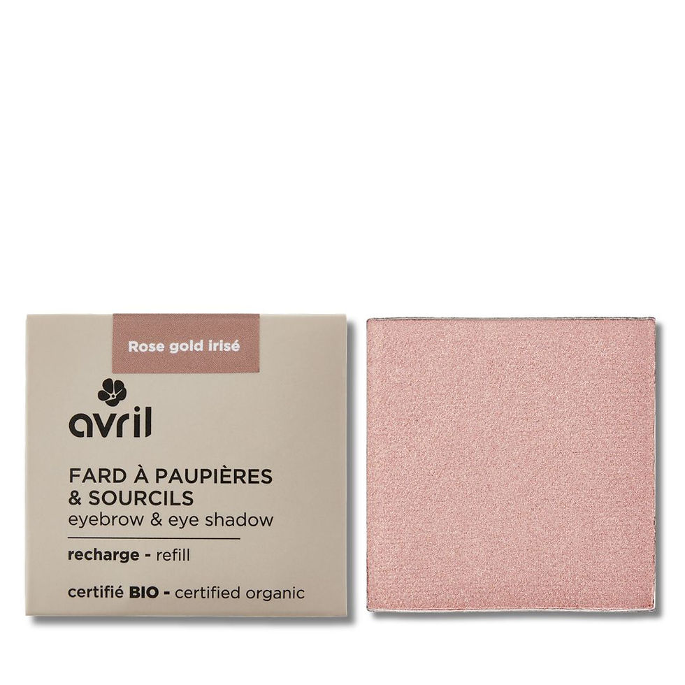 Miniature : AVRIL Fard à Paupières & Sourcils Bio - Rose Gold Irisé