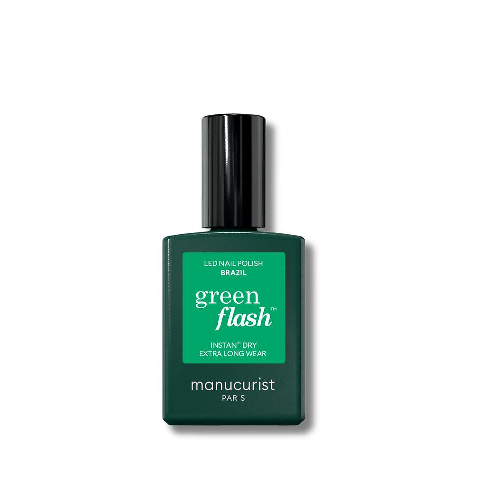 Miniature : MANUCURIST Vernis Semi-Permanent LED Green Flash teinte Brazil