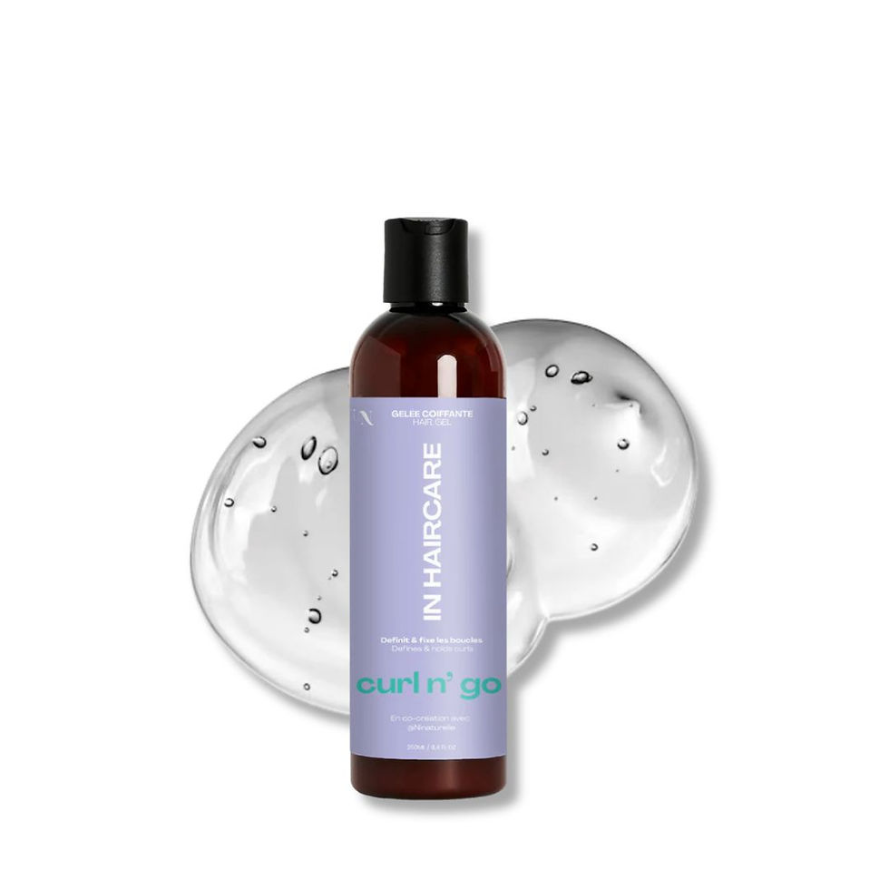 IN HAIRCARE Curl n’ Go - Gelée Coiffante Naturelle, cheveux bouclés, définition des boucles et effet hydraté sans frisottis.