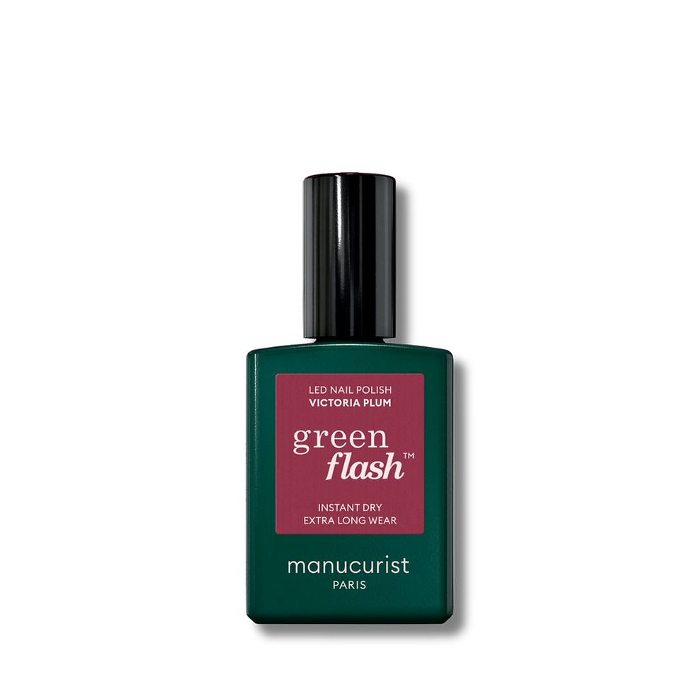 Miniature : MANUCURIST Vernis Semi-Permanent LED Green Flash Victoria Plum