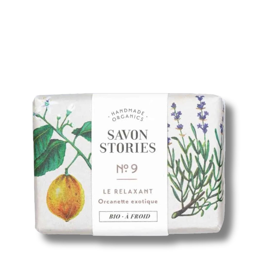 SAVON STORIES Savon N°9 Le Relaxant - Orcanette Exotique