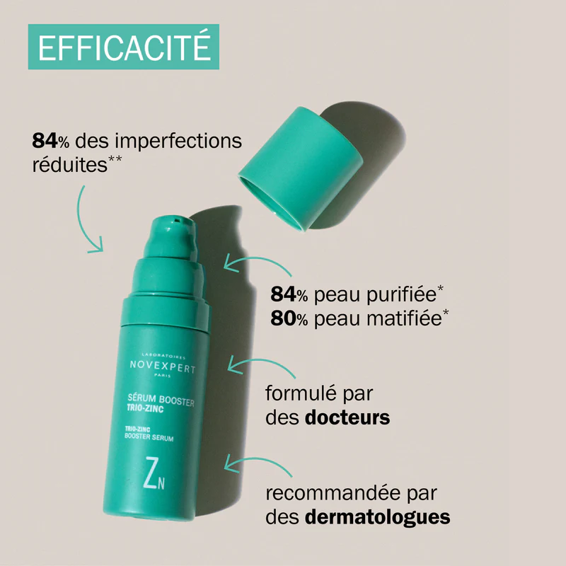 Miniature : Sérum bio purifiant au zinc et bakuchiol pour réduire boutons et excès de sébum