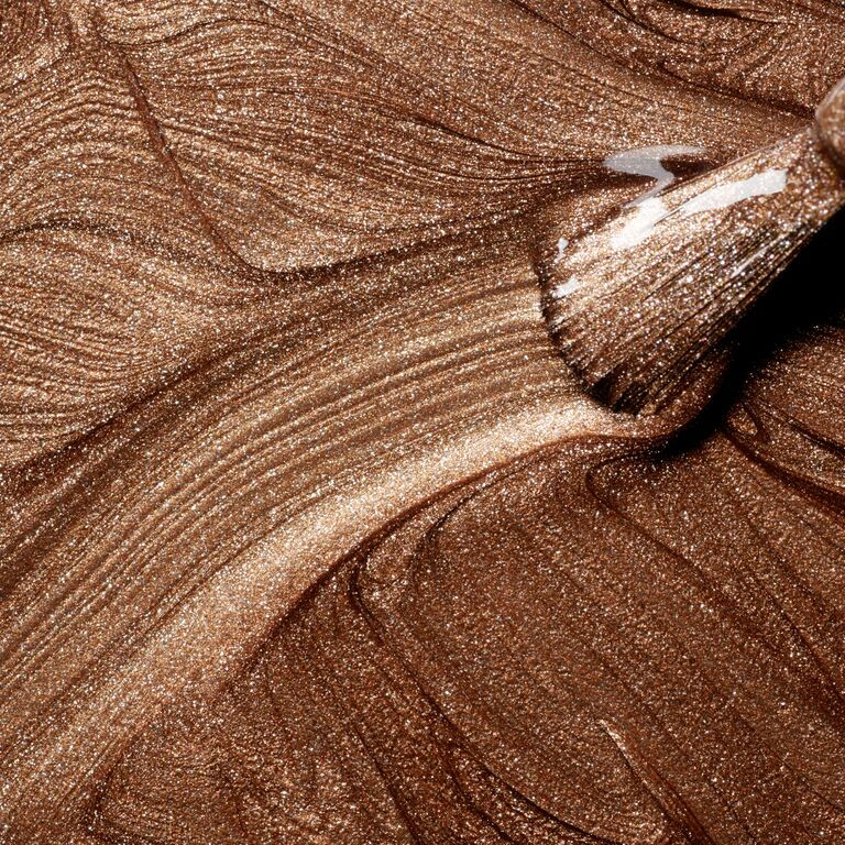 Miniature : Texture marron métallisée du Vernis à Ongles Bronzé Manucurist