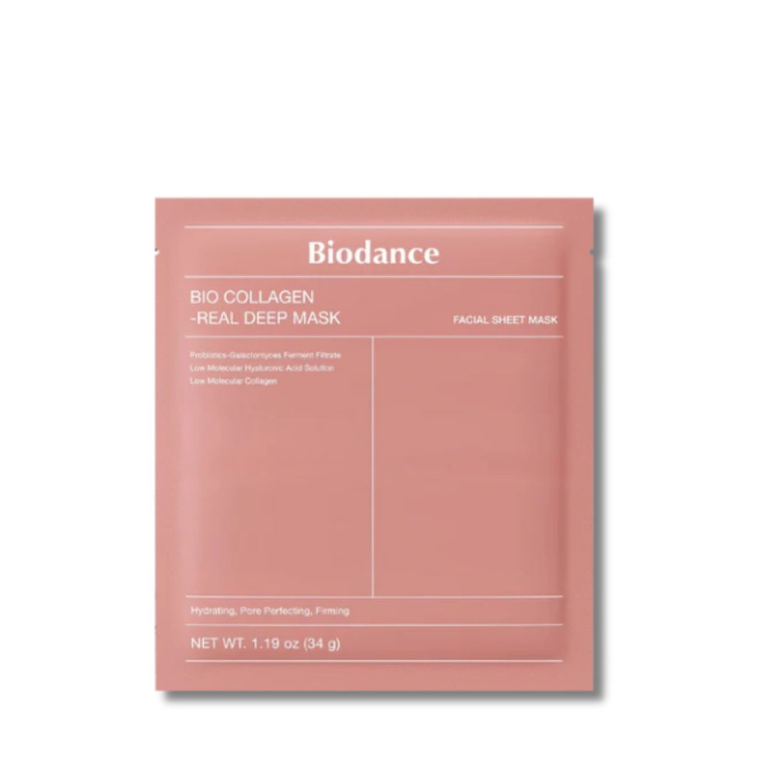 Masque hydrogel BIODANCE Bio Collagen Real Deep Mask hydratant et raffermissant