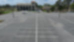 re-striped parking lot