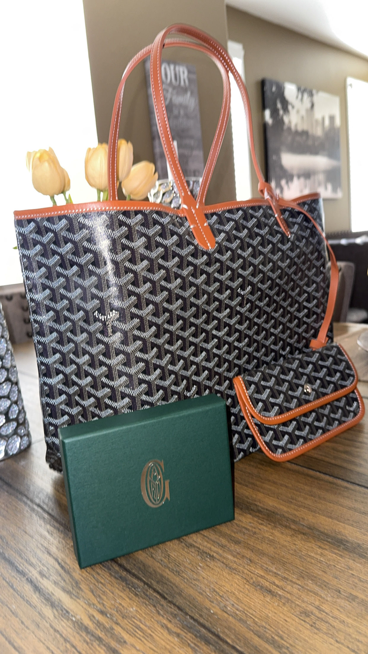 Goyard Tote Brown