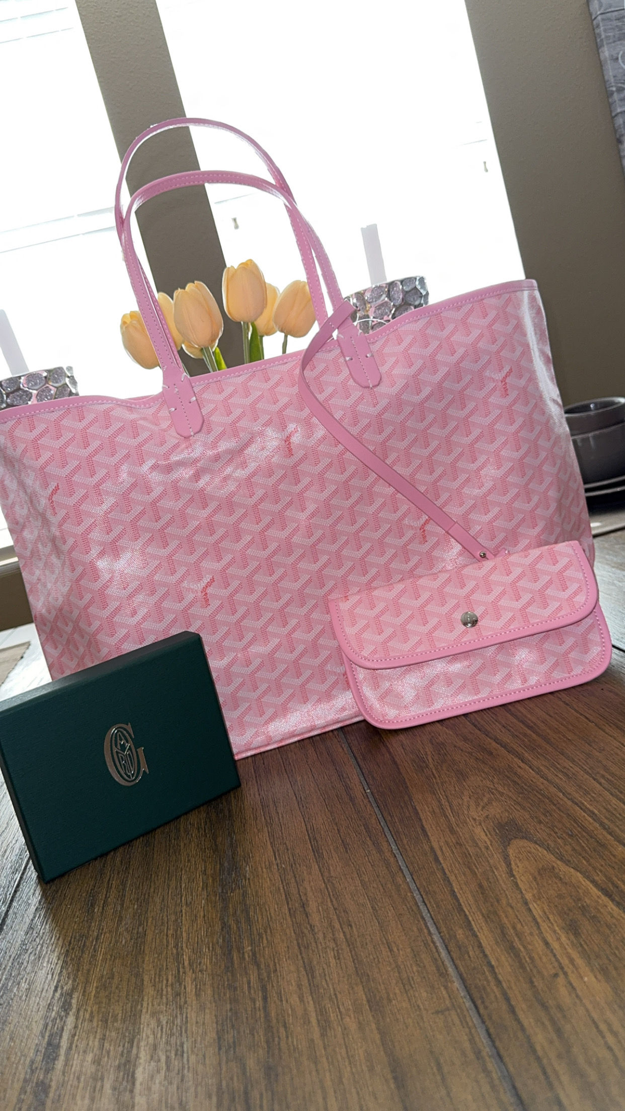 Goyard Tote Pink