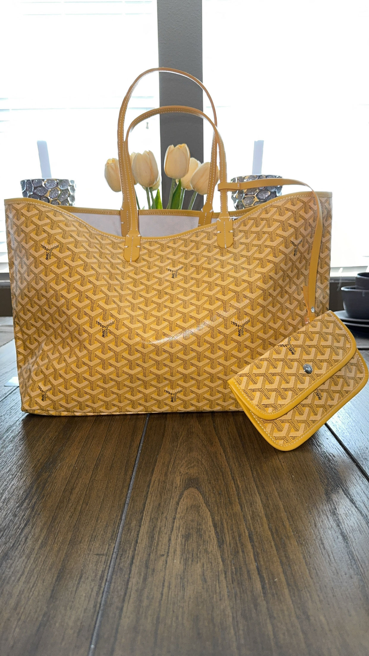 Goyard Tote Yellow