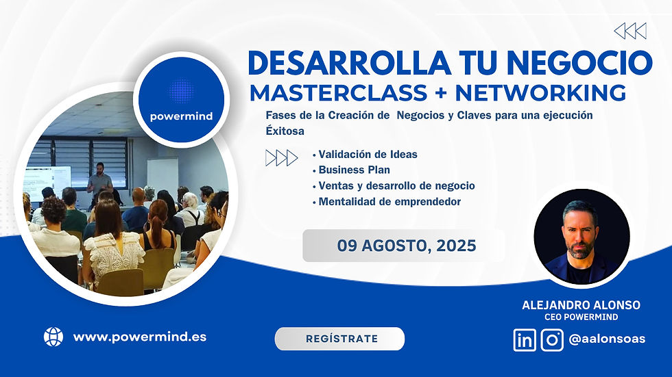 Masterclass: Desarrolla Tu Negocio