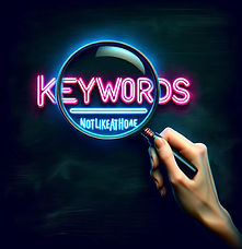 Notlikeathome Step 1 Logo Keywords, created by AI in 2024 